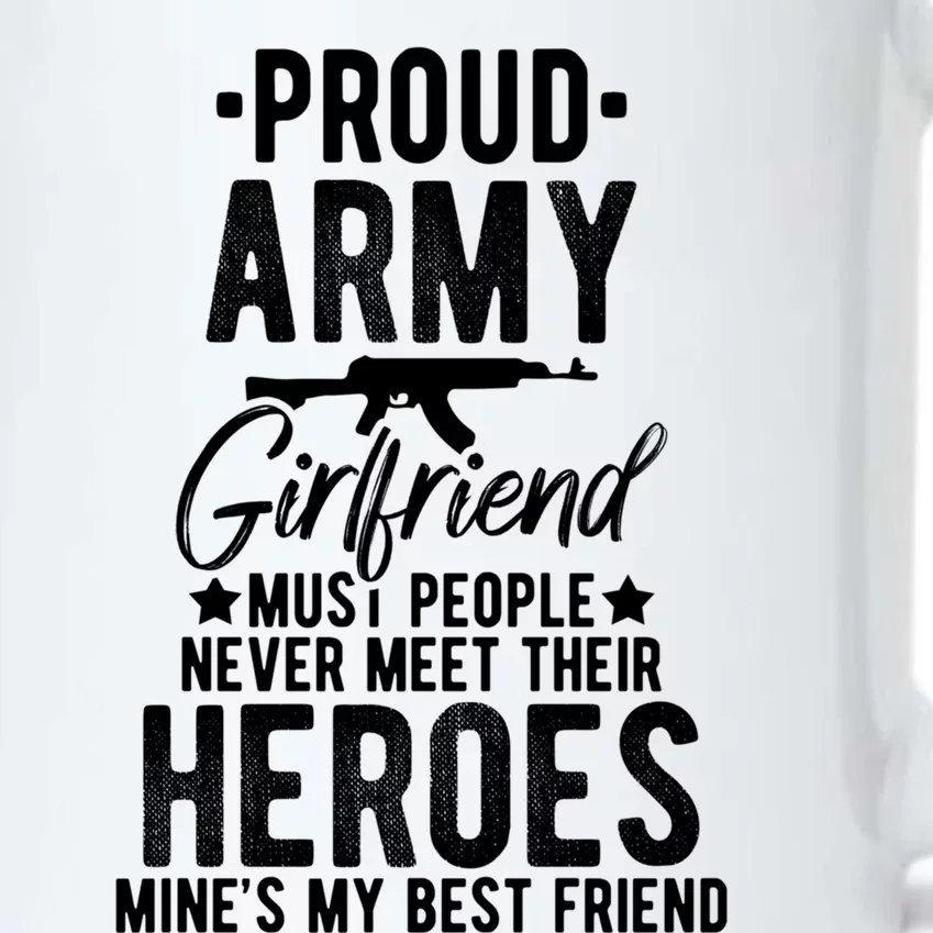 Love Proud Army Friend Couple Meaningful Gift Black Color Changing Mug