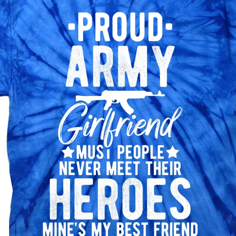 Love Proud Army Friend Couple Meaningful Gift Tie-Dye T-Shirt