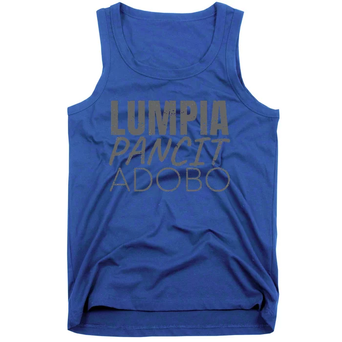 Lumpia Pancit And Adobo Filipino Food Tank Top