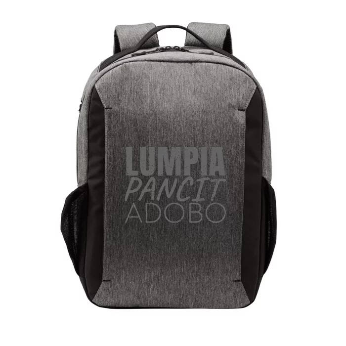 Lumpia Pancit And Adobo Filipino Food Vector Backpack