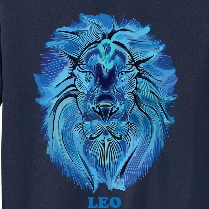 Leo Personality Astrology Zodiac Sign Horoscope Design Tall Sweatshirt