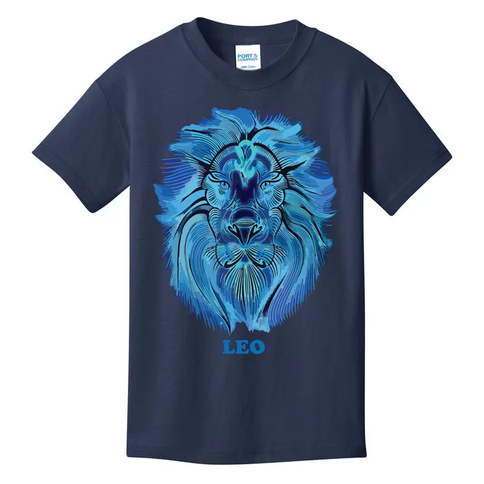 Leo Personality Astrology Zodiac Sign Horoscope Design Kids T-Shirt