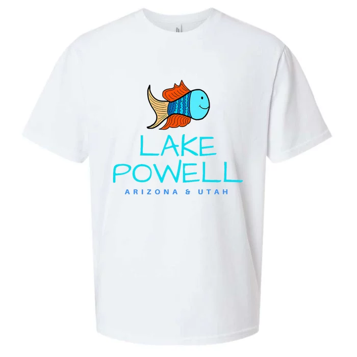 Lake Powell Arizona & Utah Lake Boating Sueded Cloud Jersey T-Shirt