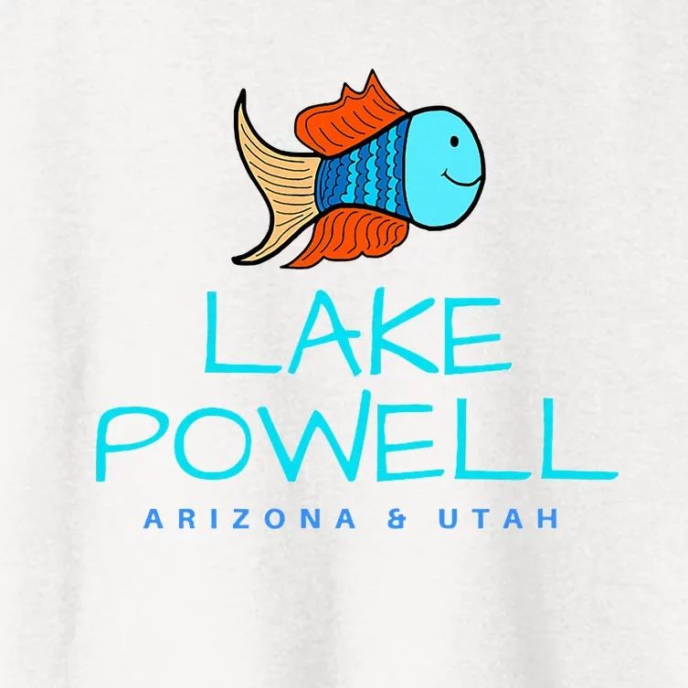 Lake Powell Arizona & Utah Lake Boating Women's Crop Top Tee