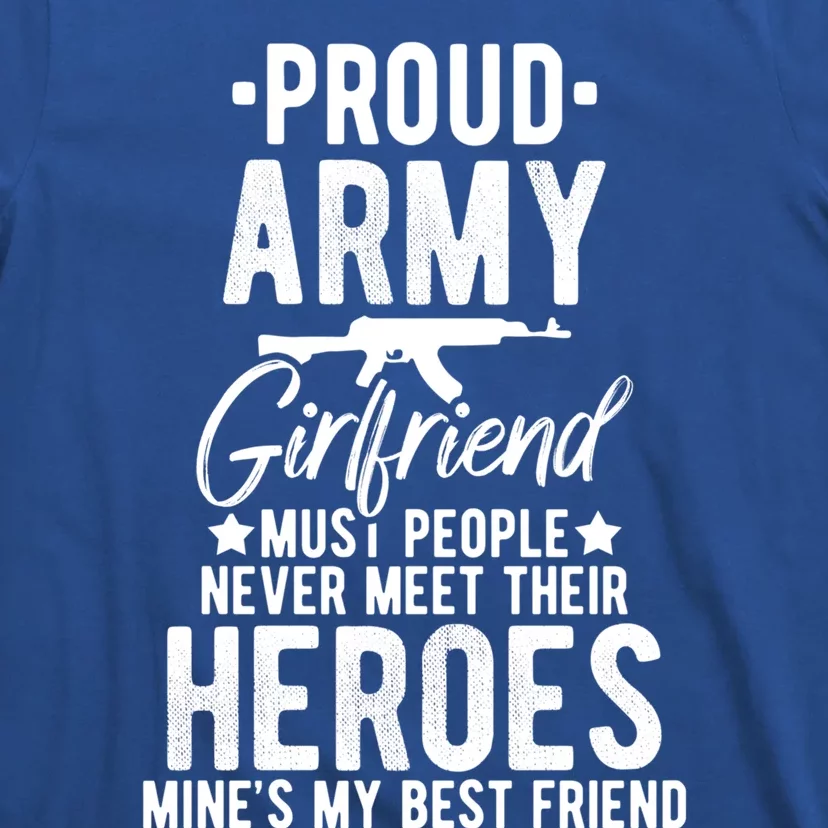 Love Proud Army Friend Couple Gift T-Shirt