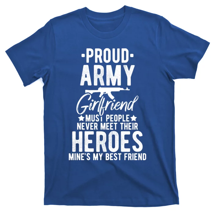 Love Proud Army Friend Couple Gift T-Shirt