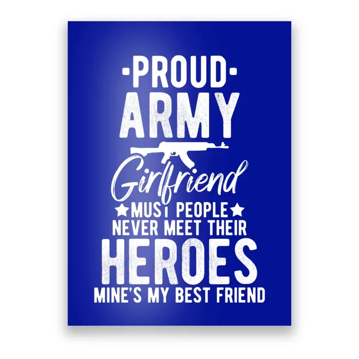 Love Proud Army Friend Couple Gift Poster