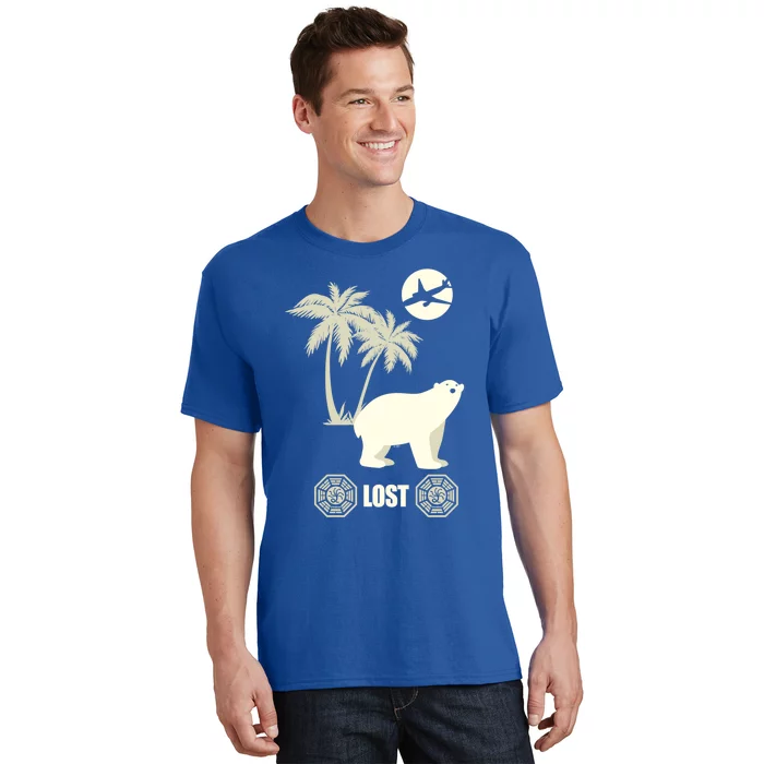 Lost Polar Bear Island And Plane Gift T-Shirt