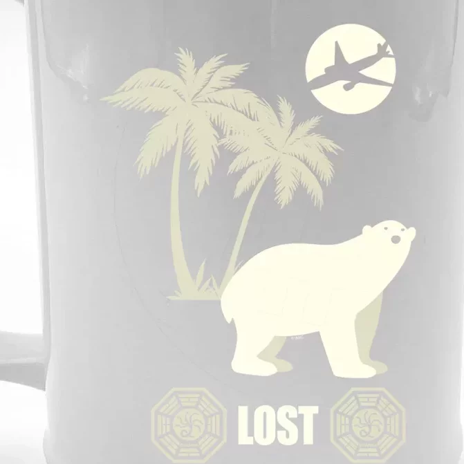 Lost Polar Bear Island And Plane Gift Front & Back Beer Stein