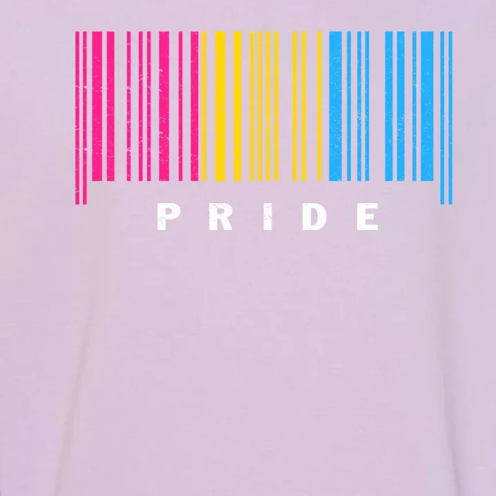 LGBT PANSEXUAL BARCODE PANSEXUAL Flag Pride Month LGBTQ Ally Garment-Dyed Sweatshirt