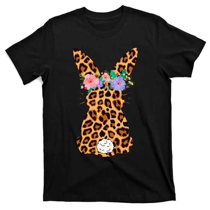 Leopard Plaid Buffalo Rabbit Bunny Easter T-Shirt