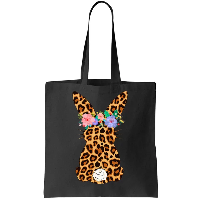 Leopard Plaid Buffalo Rabbit Bunny Easter Tote Bag