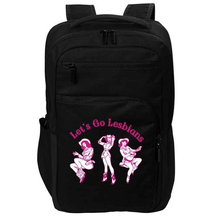 Lesbian Pride Baby Lgbtq Wlw Gift Western Cowgirl Rodeo Impact Tech Backpack