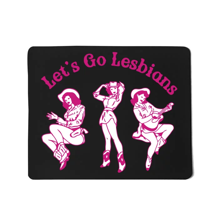 Lesbian Pride Baby Lgbtq Wlw Gift Western Cowgirl Rodeo Mousepad