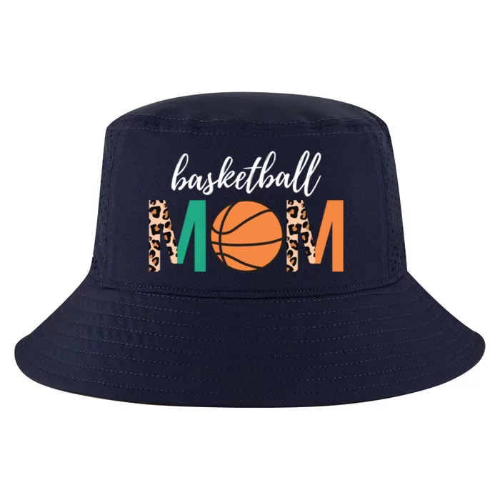 Leopard Print Basketball Mom Gift Cool Comfort Performance Bucket Hat