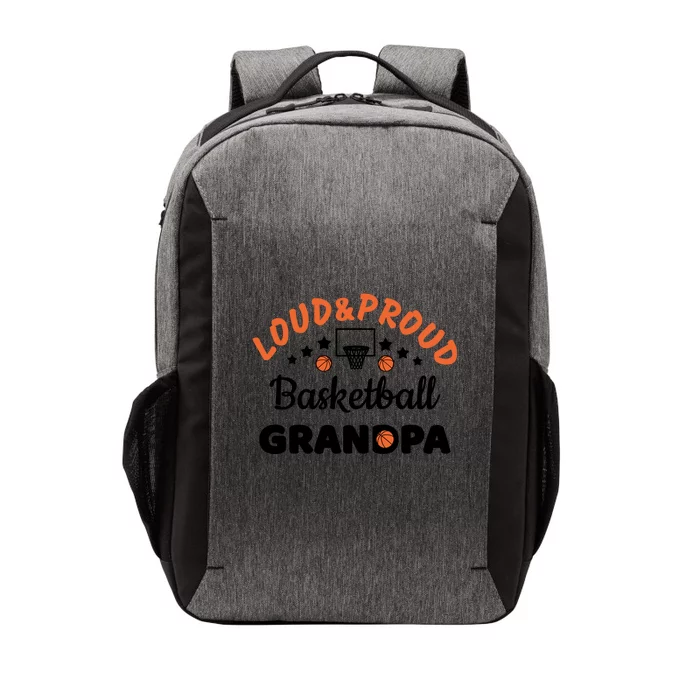 Loud & Proud Basketball Grandpa Gift For Basketball Fan Sport Team Vector Backpack