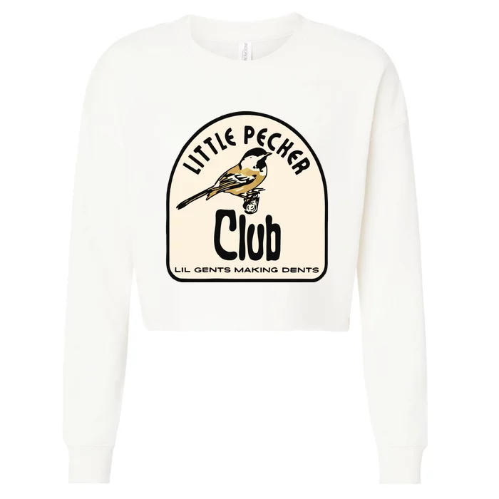 Little Pecker Club Cropped Pullover Crew