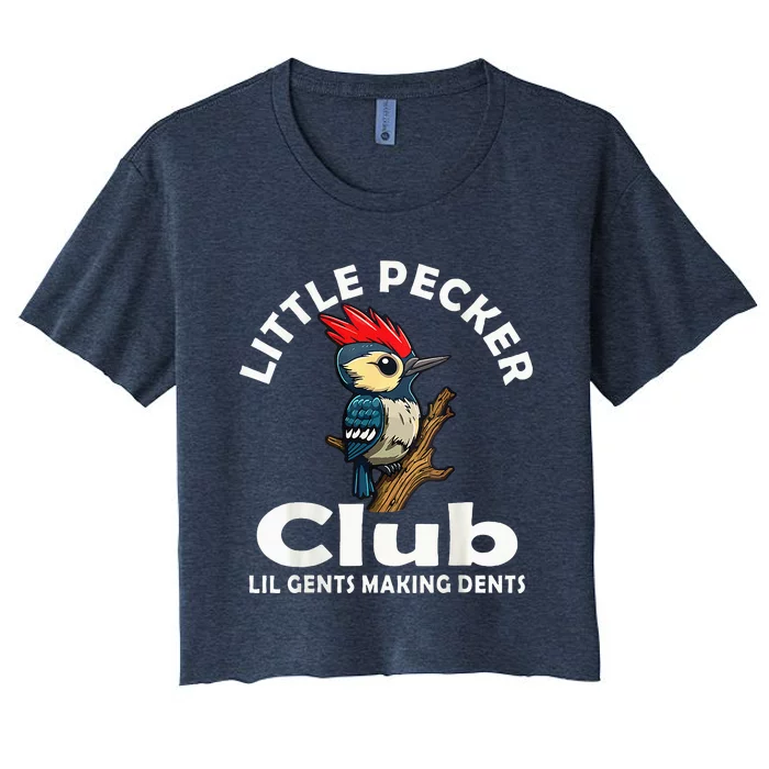 Little Pecker Club Back Women's Crop Top Tee