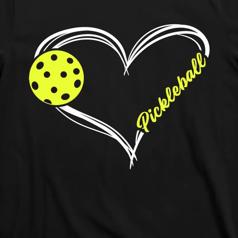 Love Pickleball Cute Pickleball Match, I Love Pickleball TShirt T-Shirt