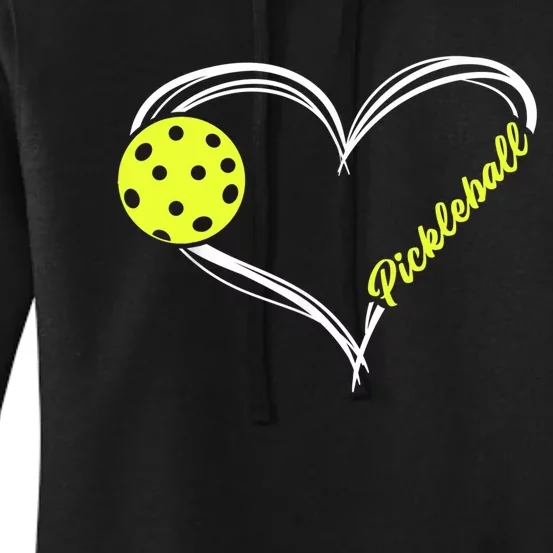 Love Pickleball Cute Pickleball Match, I Love Pickleball TShirt Women's Pullover Hoodie