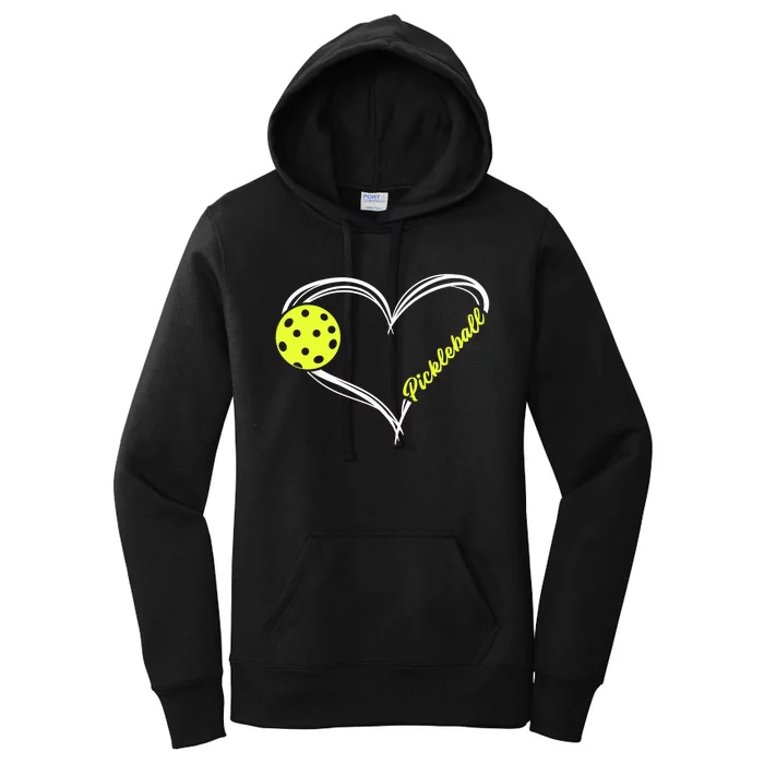 Love Pickleball Cute Pickleball Match, I Love Pickleball TShirt Women's Pullover Hoodie