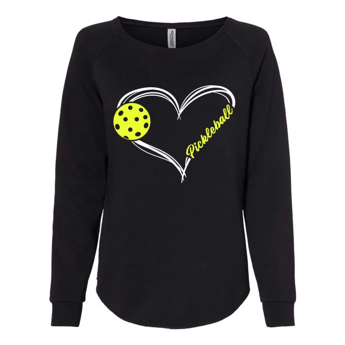 Love Pickleball Cute Pickleball Match, I Love Pickleball TShirt Womens California Wash Sweatshirt