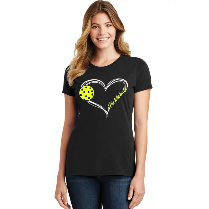 Love Pickleball Cute Pickleball Match, I Love Pickleball TShirt Women's T-Shirt