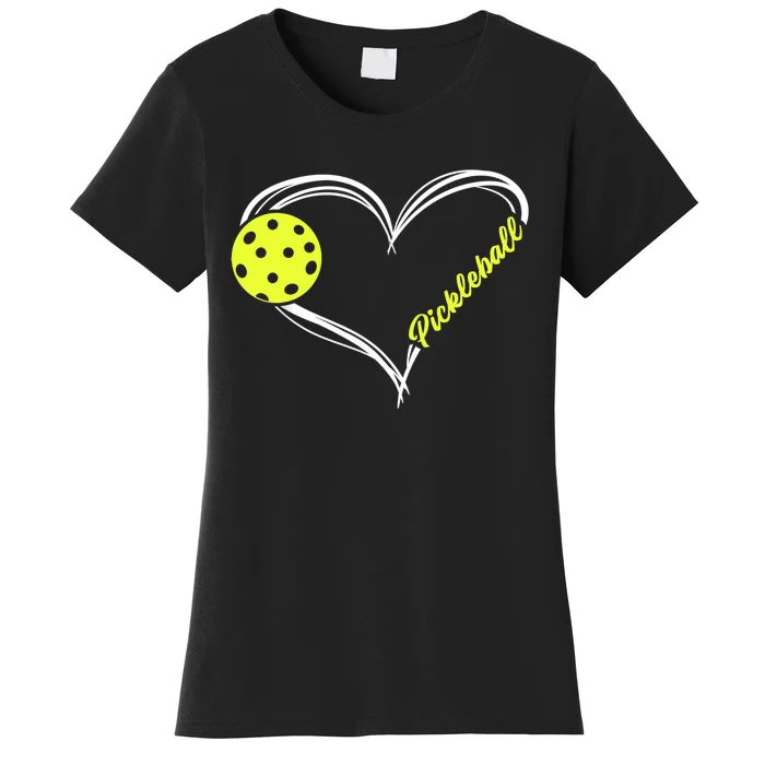 Love Pickleball Cute Pickleball Match, I Love Pickleball TShirt Women's T-Shirt