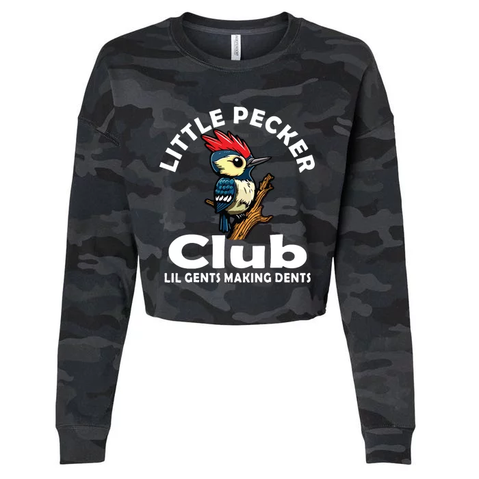 Little Pecker Club Back Cropped Pullover Crew