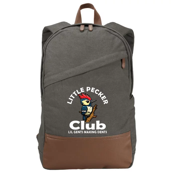 Little Pecker Club Back Cotton Canvas Backpack