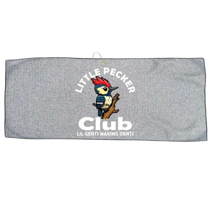 Little Pecker Club Back Large Microfiber Waffle Golf Towel