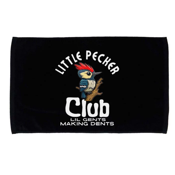 Little Pecker Club Lil Gents Making Dents Funny Women Microfiber Hand Towel