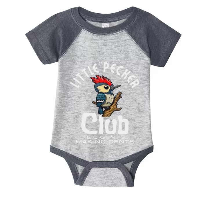 Little Pecker Club Lil Gents Making Dents Funny Women Infant Baby Jersey Bodysuit