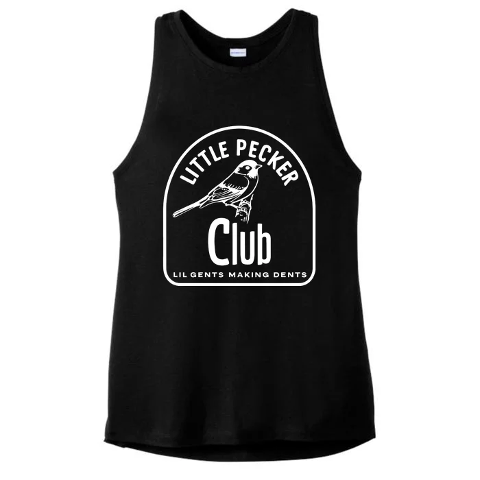 Little Pecker Club Ladies Tri-Blend Wicking Tank