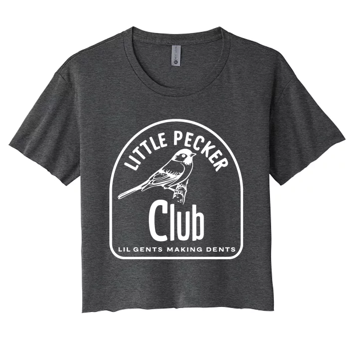 Little Pecker Club Women's Crop Top Tee