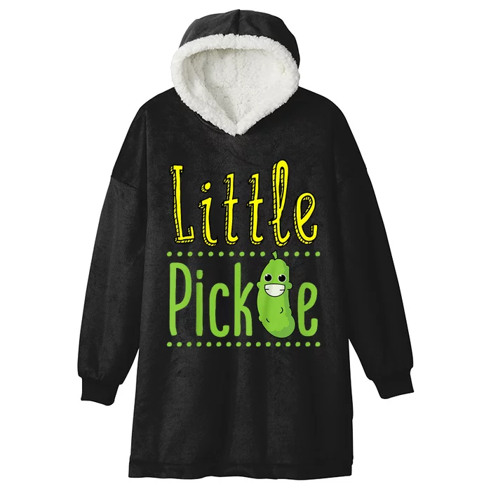 Little Pickle Cute Pickles Vegetable Veggie Hooded Wearable Blanket