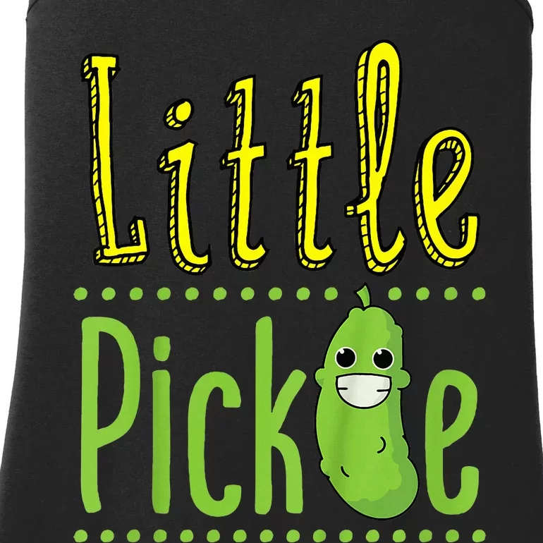 Little Pickle Cute Pickles Vegetable Veggie Ladies Essential Tank