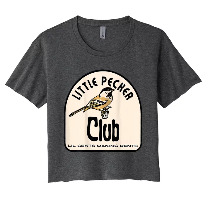 Little Pecker Club Women's Crop Top Tee