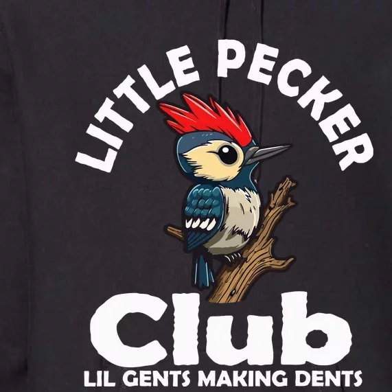 Little Pecker Club Lil Gents Making Dents Premium Hoodie