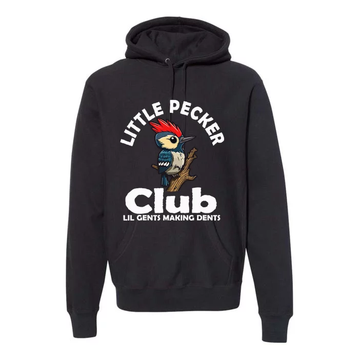 Little Pecker Club Lil Gents Making Dents Premium Hoodie