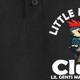 Little Pecker Club Lil Gents Making Dents Dry Zone Grid Performance Polo