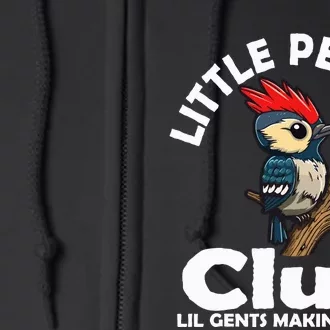 Little Pecker Club Lil Gents Making Dents Full Zip Hoodie