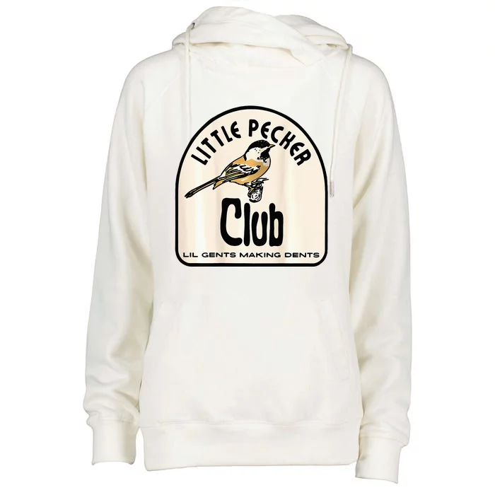 Little Pecker Club Womens Funnel Neck Pullover Hood