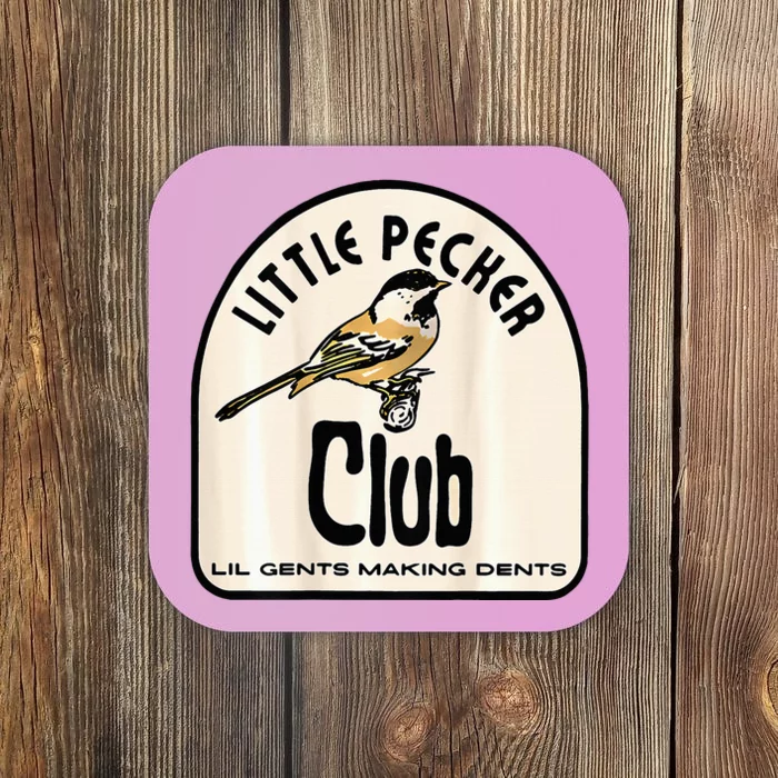 Little Pecker Club Coaster