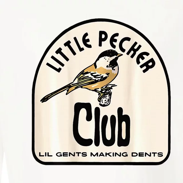 Little Pecker Club Cropped Pullover Crew