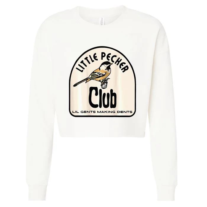 Little Pecker Club Cropped Pullover Crew