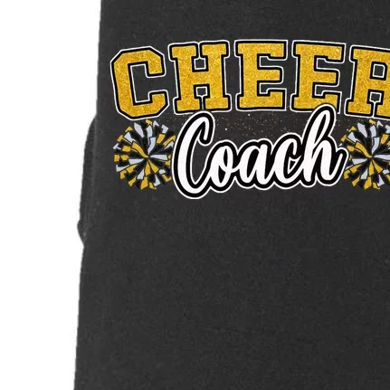 Loud Proud Cheer Coach Yellow Pom Poms Cheerleader Women Doggie 3-End Fleece Hoodie