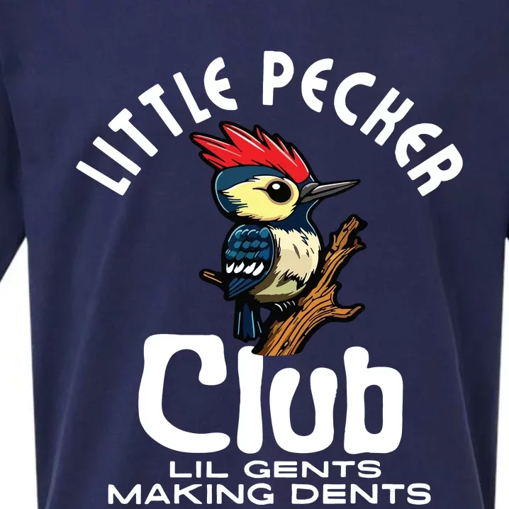 Little Pecker Club Lil Gents Making Dents Funny Sueded Cloud Jersey T-Shirt