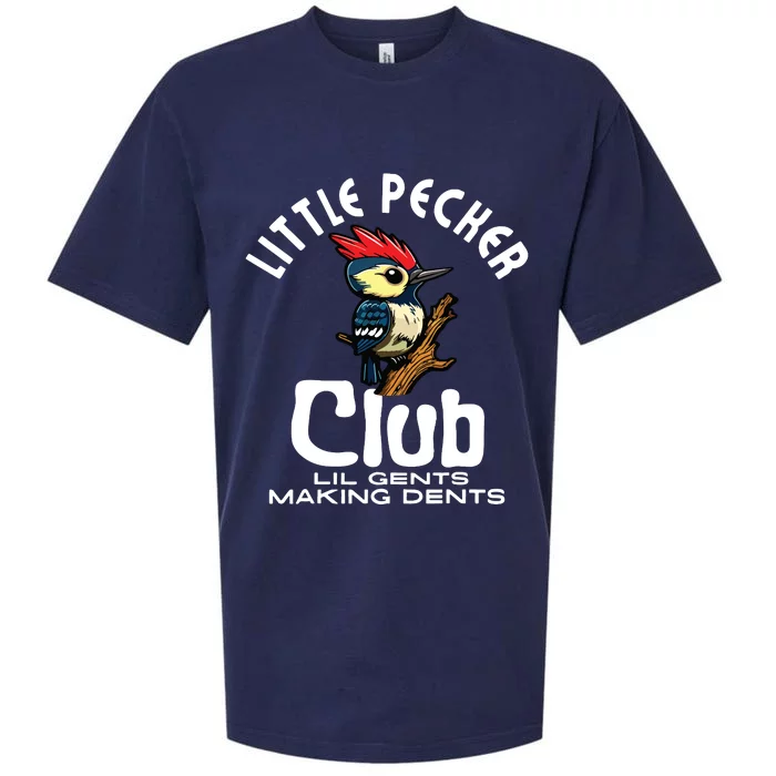 Little Pecker Club Lil Gents Making Dents Funny Sueded Cloud Jersey T-Shirt