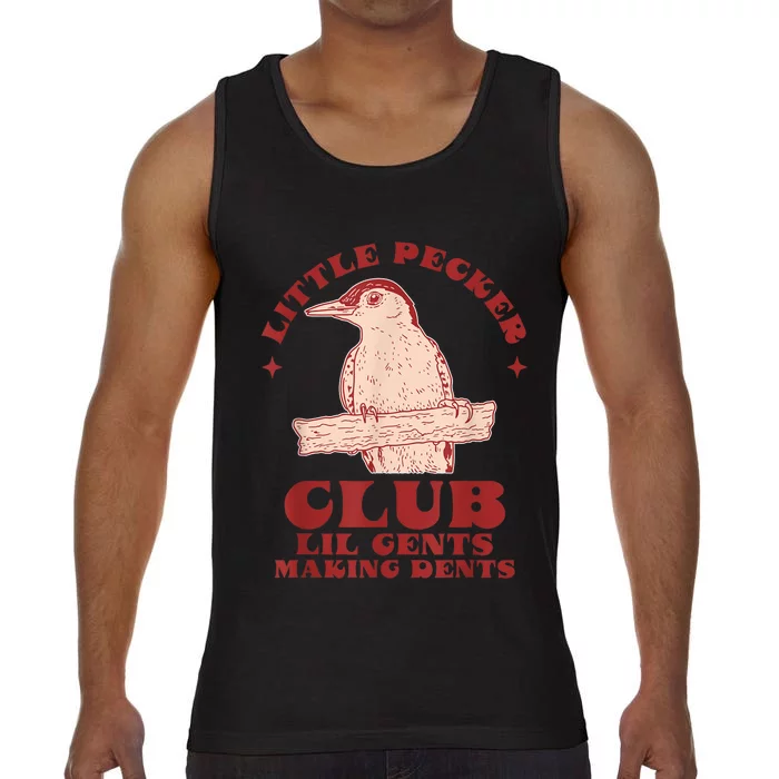 Little Pecker Club Lil Gents Making Dents Funny Comfort Colors® Tank Top